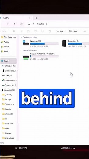 Map Your ASUSTOR NAS Drive on Windows in 1 Minute! 💻