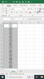 15K views · 287 reactions | How to Insert in Circle Serial No in Excel | Interview Question | Trick and click | Facebook