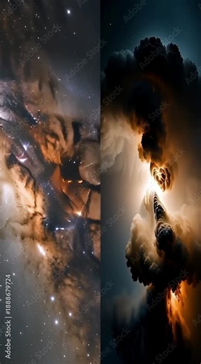 Side-by-Side Comparison of Milky Way vs Galaxy ID2299 Star Formation