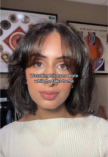 The dilated eyes never lie 😻 A surge in your love hormones, effects the muscles that control the size of your pupil #dilated #dilatedeyes #dilatedpupils #pupil #fyp #creatorsearchinsights