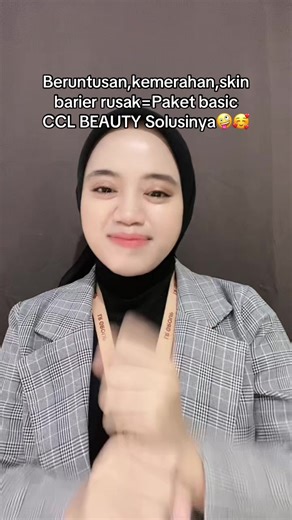 Pemula bisa banget nih coba pake skincare basic nya dari CCL Beauty🥰#cclbeautyofficial #fyp #trend #glowing #paketbasic