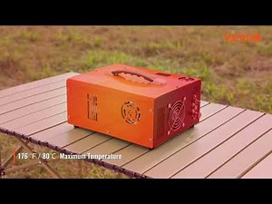 VEVOR PCP Air Compressor: Inflate Airguns & Paintball Tanks Fast with Auto-Stop!