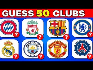 Football club Logo Quiz 2025 | Guess the Club Logos Challenge ⚽🔥 | Soccer Logo Trivia Game