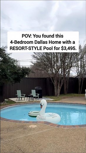 Dallas Rental with Resort Pool | $3,495 | 3165 Darvany Dr