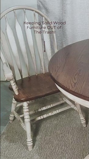 TRANSFORMATION COMPLETE! Oak Dining Table Refinish