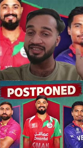 Nepal , oman and UAE Cwc leauge 2 match Postponed Due to middle East ongoing situation 😑