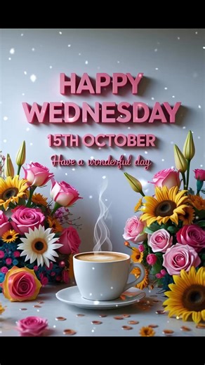 🌺 May this beautiful morning bring pure joy to your heart and fill your day with excellence. Wishing you a fantastic start to your week ahead. 😊🥰 Good Morning! #goodmorning #morningwishes #morningvibes #happywednesday #happymorning #wednesday | Good Morning Quotes, Images, Wishes