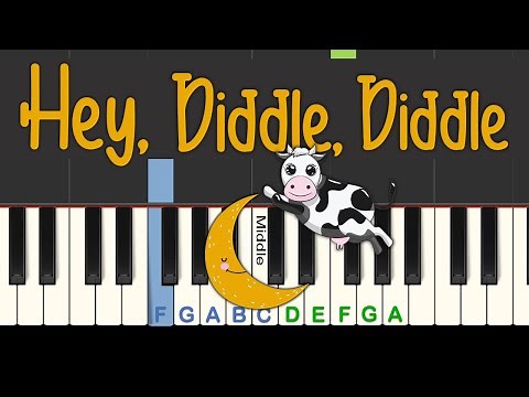 Easy Piano Play-along: Hey Diddle Diddle