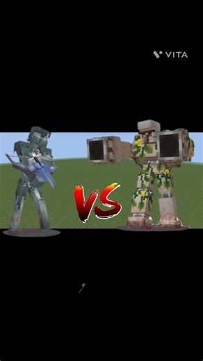 🔥 Spawn Mutant Iron Golem vs Mutant Stray – Who Wins? 😱 #minecraft #shorts