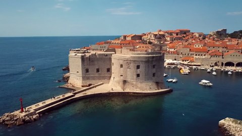 Dubrovnik from Above: A Drone's View of Croatia's Historic Beauty
