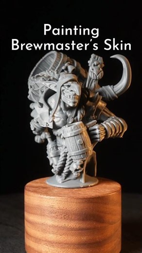 🖌Skin Painting Tutorial — Episode 2 #bust #3dprinting #fantasy #hobgoblin