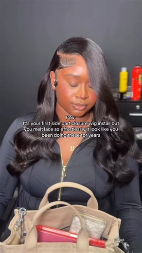 Houston Hairstylist 🤍 on Instagram: "When you trust your hands ? Trying new styles doesn’t scare you because you know it’s going to eat regardless 😮‍💨 Side part closure wig install with curls 🔥 $130 QUICK WEAVES ALL MONTH December bookings are now open in Houston click the 🔗 in my bio to secure your spot ! @handsofbands @handsofbands @handsofbands #houstonhairstylist #texashairstylist #handsofbands For customer service please contact (347) 587-8758 (text only)."