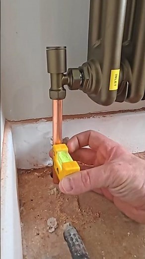 How to Install Radiator Pipes Perfectly Straight