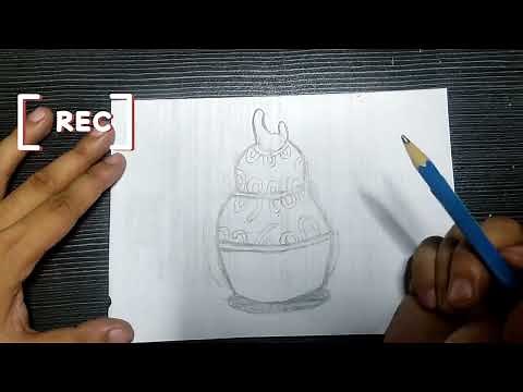 HOW TO DRAW MANUNGGUL JAR STEP BY STEP #easydrawing