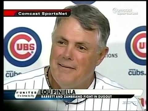2007 MLB Highlights June 1 (Zambrano-Barrett dugout fight)