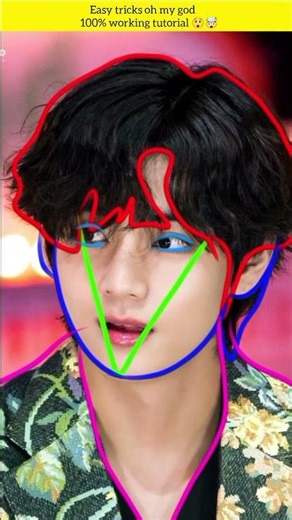 Easy to draw v 💝✨🔥