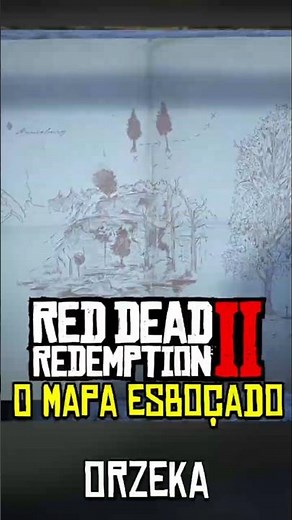 The Sketched Map - Red Dead Redemption 2 #reddeadredemption2 #rdr2