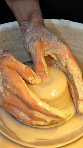 The Secret to Perfect Centering 🏺✨ #ASMR #Pottery