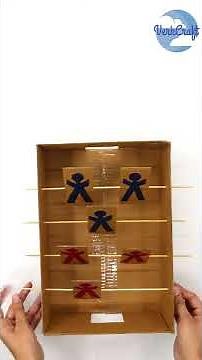 MAKE YOUR OWN FOOSBALL TABLE- Create your own foosball game with minimum resources!!