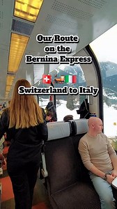 🚆 Our Bernina Express route – Switzerland to Italy by train 🇨🇭➡️🇮🇹 This reel shows the exact route we took on the iconic Bernina Express. Starting with a flight into Zurich, then travelling by train to Chur, stayed one night before crossing the Alps into Italy via one of the most scenic rail journeys in Europe 🌄 📍 Route overview: ✈️ Fly into Zurich 🚆 Zurich ➝ Chur 🚞 Chur ➝ Tirano (Bernina Express) 🇮🇹 Continue onwards to Lake Como and Milan for 3 more nights If you’re thinking “could I