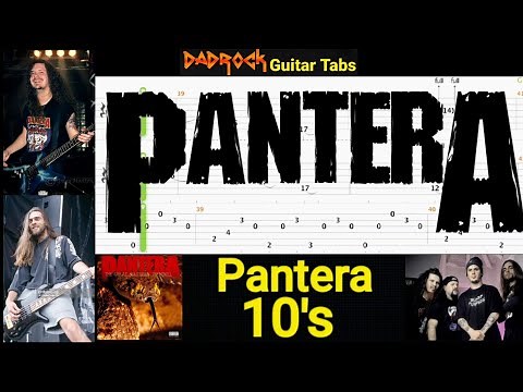 10's - Pantera - Guitar + Bass TABS Lesson