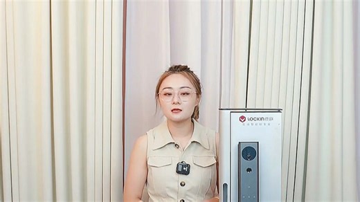 神机鹿客P7 air智能门锁，3D刷脸+指纹解锁双保险