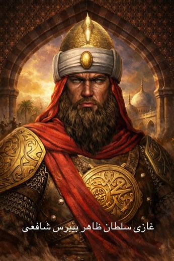 غازی سلطان ظاهر بیبرس شافعی مشهور به ابو الفتوح یکی از غازی سلطان های بزرگ اهل سنت و جماعت و آخرین سنگر اسلام در مقابل حمله مغول بود. وی توانست قوای طلای مغول را شکست دهد و اولین شکست مغول را در منطقه و تاریخ رقم زند، خادم دین رسول الله (ص).