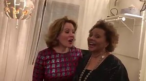 The duet that had to happen! With the great Leslie Uggams, singing "June is Bustin' Out All Over" as only we can!!! Backstage at Carousel on Broadway #divasrule #YNWA | Renée Fleming