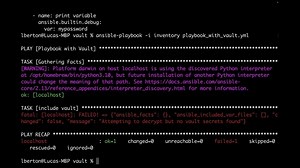 Ansible troubleshooting - Attempting to decrypt but no vault secrets found