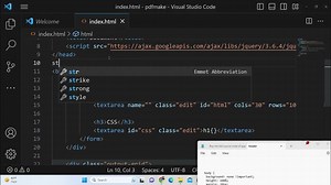 Build a Realtime HTML CSS & JS Frontend Code Editor With Live Preview Using IFrame in Browser