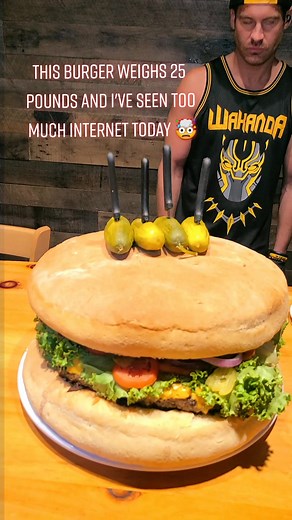 Gigantic 25-Pound Burger Challenge