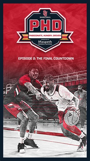 Here to compete on the national stage. #RedStorm | Maspeth Federal Savings | St. John's Red Storm