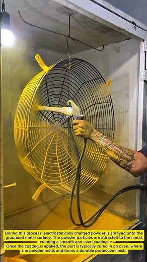🔥 Powder Coating Process Satisfying to Watch | Industrial Metal Finishing in Action