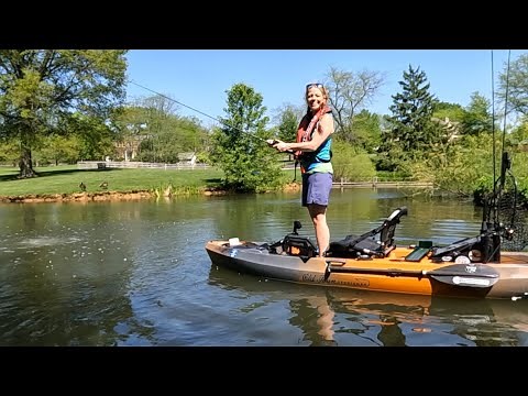 Old Town Sportsman PDL 106 Kayak Demo.... I really like this little pedal kayak!