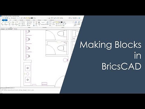BricsCAD Tutorial: Making Blocks in three different ways