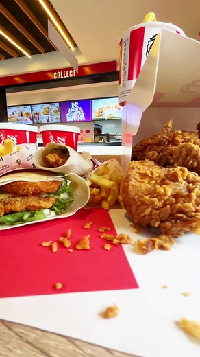 Try Not to Get Hungry Challenge with KFC