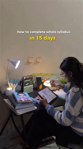 How to complete syllabus in 15 days 😳💯from zero preparation #studytips #shorts #syllabus