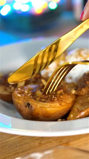 This elegant pear dessert always impresses #shortsfeed