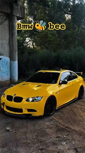 🐝BMW bee 🐝 Transformation: 🤯Unleashing the Dazzling Yellow Beauty That Turns Heads!" #bmwlifestyle