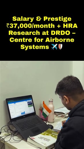 Engineer’s Guide(GATE ,PSU, Tech & Govt Jobs) on Instagram: "🚀 DRDO JRF Walk-In Interview 2026 🇮🇳 Dreaming of research + defence + prestige? This is your chance to work with DRDO – Centre for Airborne Systems (CABS), Bengaluru 💰 Stipend: ₹37,000/month + HRA 🎓 Eligibility: ✔️ BTech + GATE 2024/25 ✔️ OR MTech (No GATE required) 🧠 Branches: CSE | ECE | EE | ME | Aero 📍 Location: Bengaluru 🗓️ Interview: 25–26 Feb 2026 ⏳ Age Limit: 28 Years ⚡ No written exam. Direct walk-in interview! Don’t m