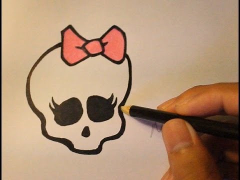 How To Draw Skull From Monster High Step By Step