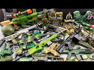 I Opened a Military Toy Arsenal! 🔥 AWM Sniper, SCAR-L, RPG-7, M4A1, P90, Soldier Gear & More!