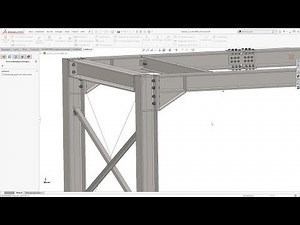 Stahlbau mit SOLIDWORKS - SolidSteel parametric - Produktvideo v2.0 - German / Deutsch