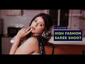 High Fashion Saree Shoot ft. Madhusree | Glam Editorial by SutraNoir