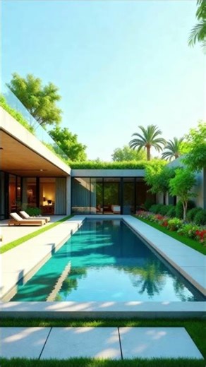 Modern Courtyard Oasis | Luxury Meets Nature 🌿