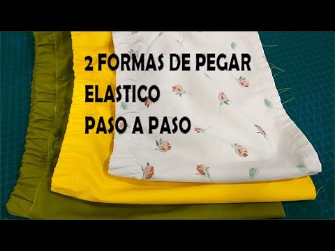 COMO COSER ELASTICO-RESORTE FACIL Y RAPIDO APLICA ESTA TECNICA , AQUI TE DEJO DOS MUESTRAS