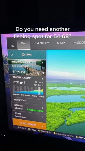 Best Fishing Spots at Blue Crab Island - Tutorial