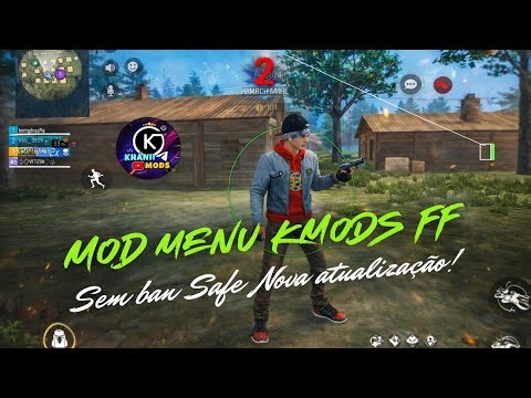 SAIU! MOD MENU FF KMODS SERVIDOR BR 🇧🇷 APK MOD SEM VPN ANT BAN E ANT BLACKLIST 100% RANK 🔥😈