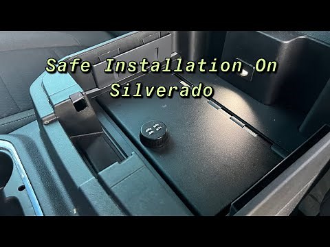 2019-2022 Chevrolet Silverado Center Console Safe Installation
