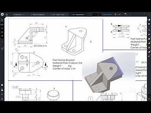 SolidWorks Tutorial | Pulley Bracket 3D Part Modeling (Beginner Guide) – Part 1